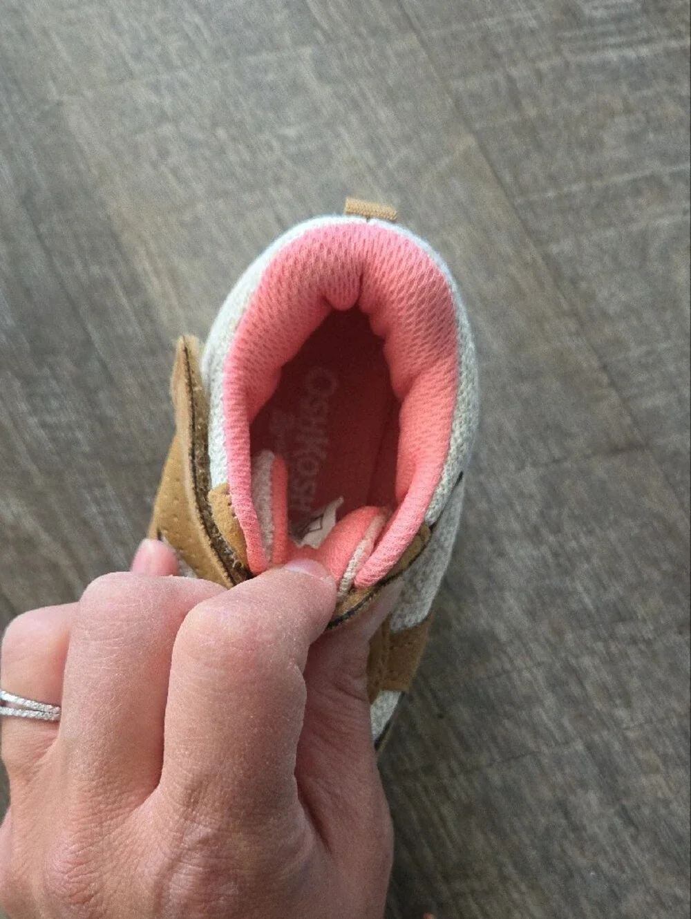 Kids Brown and Pink Athletic Sneakers - Comfortable Everyday Shoes